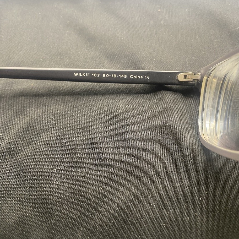 Warby Parker Eyeglasses FRAME ONLY Wilkie 103 50-18-145 Black 770 - Picture 13 of 15